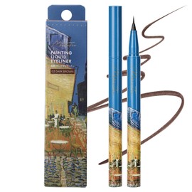 MilleFée Art Liquid Eyeliner (02 Dark Brown) Liquid Non-Smearing Waterproof Ultra-Fine MilleFee