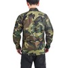 BACKBONE Mens Army Military Battle Dress Uniform BDU Shirt Camo