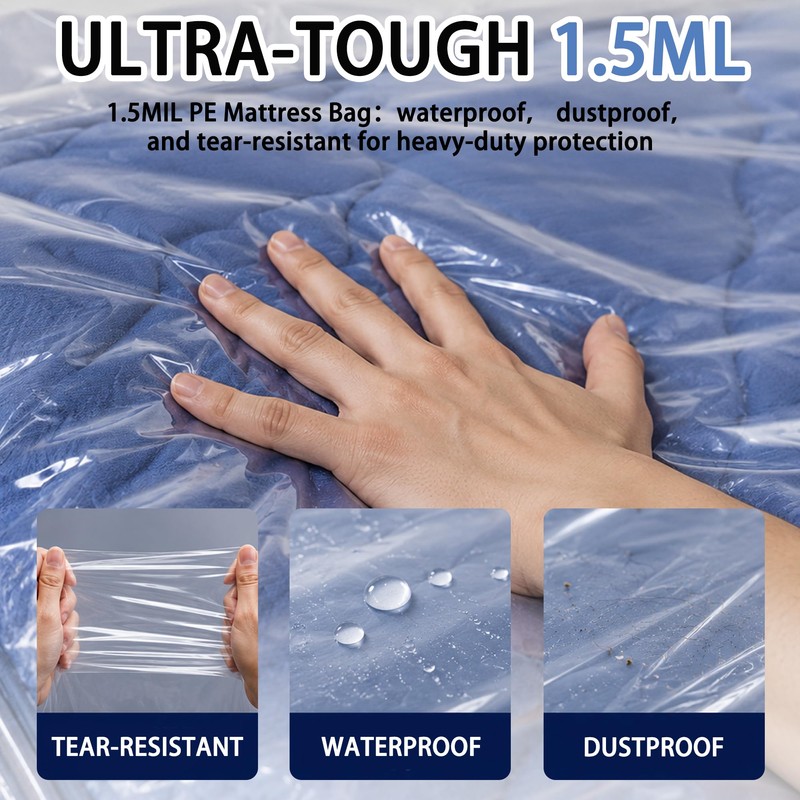 Oumaru Pack of 2 Mattress Bag for Moving and Storage,