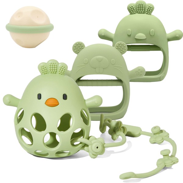 Baby Teething Toy, Silicone Teething Toys, Soft Baby Chew Toys