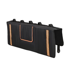 Oulisen Truck Bike Tailgate Pad, Tailgate Pad for Mountain Bike Truck Tailgate Pad with Tool Pocket, Bike Tailgate Protection Pad for Trucks, 52 Inch Tailgate Cover for Bikes