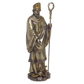 Pacific Giftware PTC 11 Inch Apostle Saint Patrick Religious Evangelist Statue Figurine