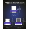 EndlesShine Magnetic 24-Pin Micro USB Connector Tip, 240W PD Fast