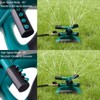 3 Pcs 360 Degree Sprinklers for Yard Automatic Rotating Lawn