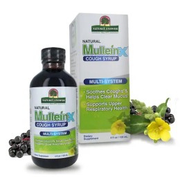 Natures Answer Jarabe Vías Respiratorias Mullen-X Sin Sabor 120ml