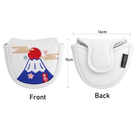 SHABIER Mt. Fuji, Japan Design Mallet Putter Headcover for Mallet Headcover
