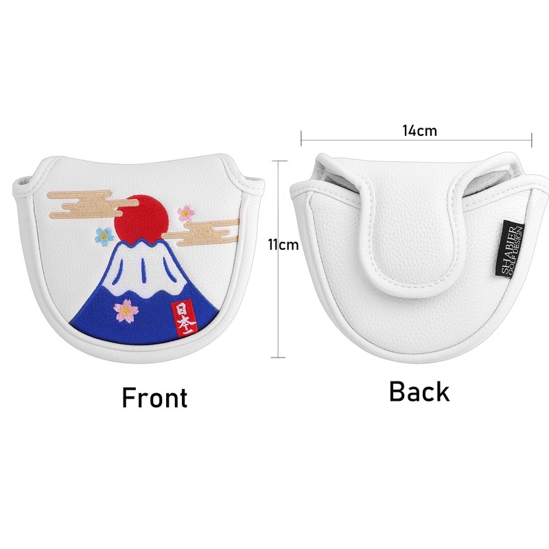 SHABIER Mt. Fuji, Japan Design Mallet Putter Headcover for Mallet