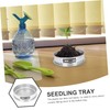 Generic Stainless Steel Seedling Sprouting Tray Lid Stackable Nursery Growing