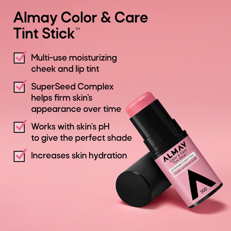 Almay Lip and Cheek Tint, Color & Care Tint Stick,