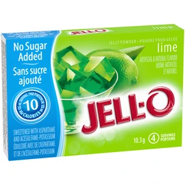 Jell-O Lime Jelly Powder Light, Gelatin Mix