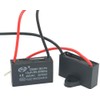 Fasizi 2Pcs CBB61 1uF 450V AC 50/60Hz Air Conditioner Fan