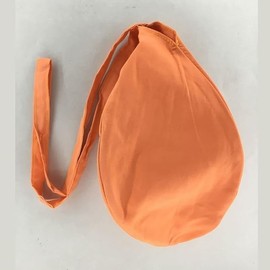 CHARMING BHARATCRAFTS Bhagwa Gomukhi Japa Cotton Bag with Sakshi Mala