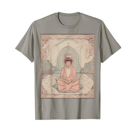 Peaceful Meditation Cushion Serene Comfort Art T-Shirt