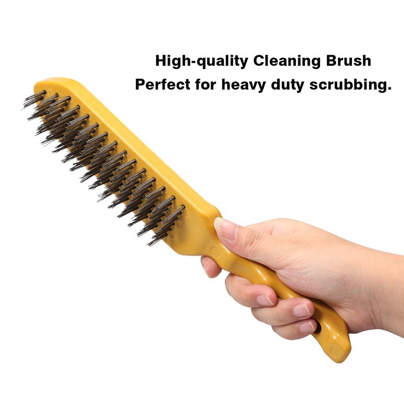 SPEEDWOX Welding Chipping Hammer and Brush 10-1/2 Inch Welding Hammer