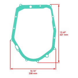 Caltric Clutch Cover Gasket for Yamaha Warrior 350 YFM350X 1987-2004
