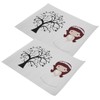 2 Set Custom Name Fingerprint DIY Guestbook Signature Tree for