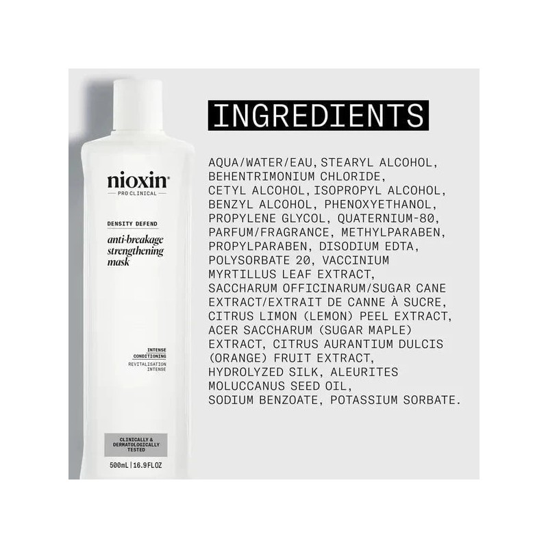 Nioxin Anti-Breakage Strengthening Mask 500ml
