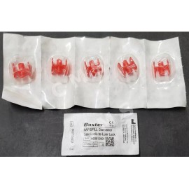Baxter BAXA BAXTER RAPIDFILL Luer Lock To Leur Lock Connector Red Adapter 5 H938 13901