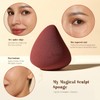 Jessup Juego de brochas para base de maquillaje con esponja,