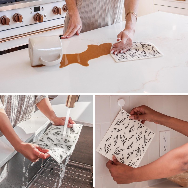 Papaya Reusable Paper Towels 2-Pack - 2 Sheets + 1