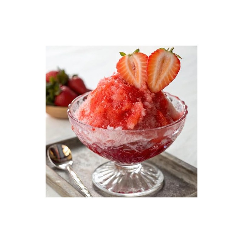Hawaiian Shaved Ice Sour Strawberry Syrup - Nut Soy Dairy
