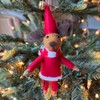 Handmade Wool Needle Felted Mr. Moose with Colorful Lights and