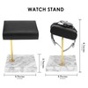 ReignSword Vegan Leather Watch Display Stand Holder, Single Watch Holder