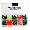 THKFISH Texas & Carolina Fishing Rig - Bullet-Weights, Sinkers, Hooks,