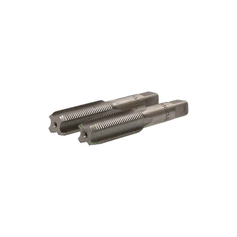 M16 x 1.5mm Metric Tap Set, Tungsten Steel, Taper and