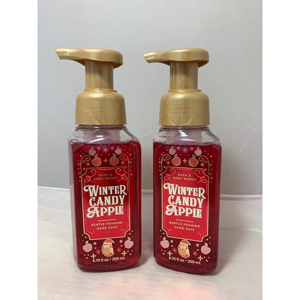 Bath & Body Works Winter Candy Apple Gentle Foaming Hand Soap 2019 (2 Pack)