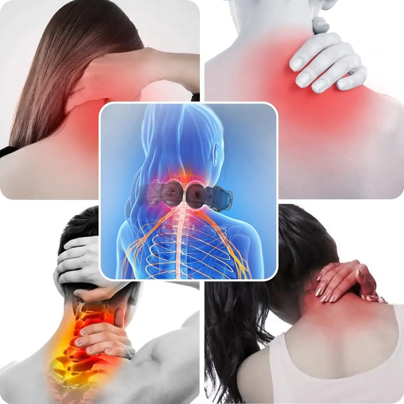 Neck Massager, 3-Level Heating Function with Constant Temperature, Electric Massager,