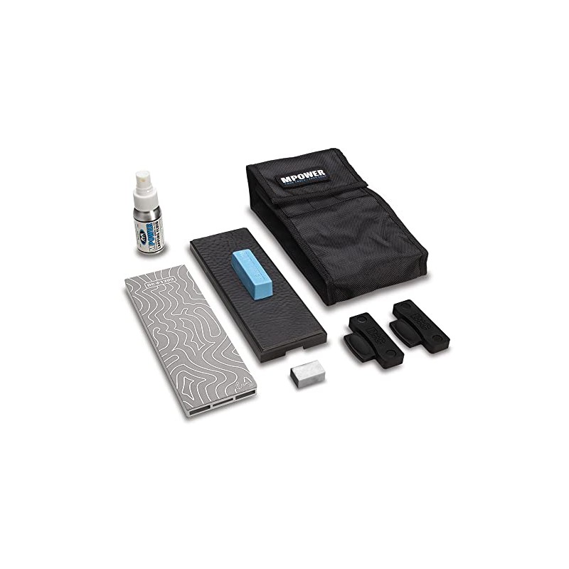 MPOWER Diamond Sharpening Stone Set - 8 Inch Complete Sharpener
