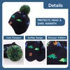 Zsedrut Baby Winter Hat & Scarf Set Kids Dinosaur Fleece