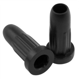 Lovelysp Plastic Caster Sleeve Chair Wheel Sleeve Cover Replacement Rod Chair Rod Insert officefurniture Accessories 20pcs (Black)