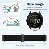 RosMank 20mm Braided Watch Band Compatible with Garmin Forerunner 165/Forerunner