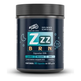 ZZZ BRN BPN PRO – Quemador de Grasa Nocturno con CLA, Carnitina, GABA, Magnesio y Manzanilla – Apoya la Relajación y Sueño Reparador 90 Cápsulas