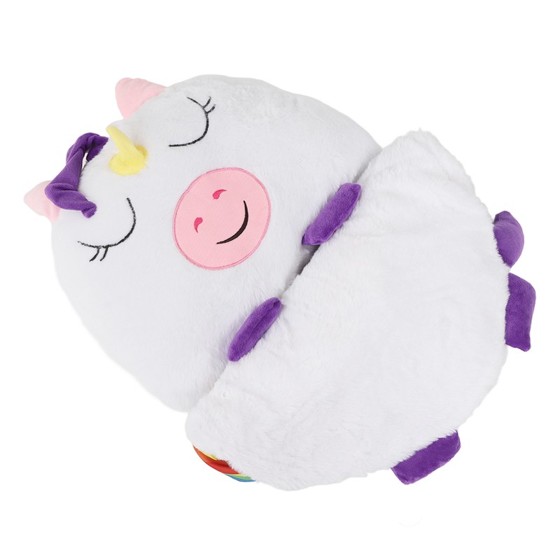 Kids Sleeping Bag Cartoon Animals Soft Plush Wearable Foldable Prevents