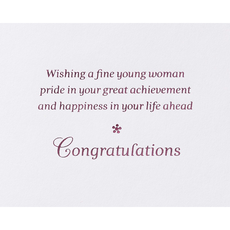 Papyrus Bat Mitzvah Card (Fine Young Woman)