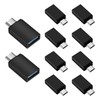 Verbstel 10 Pack USB C to USB3.0 Adapter, Type C