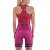 Synergy Women's Tri Suit Elite Sleeveless Racerback Trisuit (Fuchsia Pink,