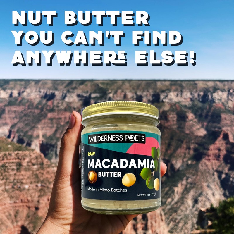 Wilderness Poets, Raw Macadamia Nut Butter - 3 Pack (8