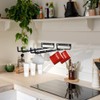 AMUFYSHH 4 Packs Wine Glass Rack Hanging Wine Glasses Holder