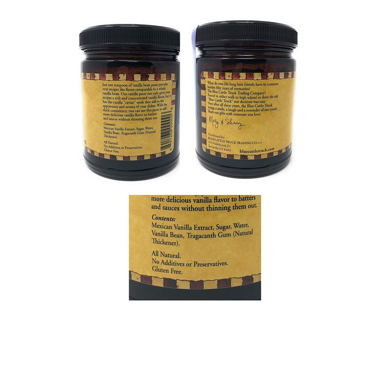 Blue Cattle Trucking Co. Gourmet Mexican Vanilla Bakers Pack -