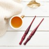 Ommi Ergonomic Handle Crochet Hooks | Handcrafted 7’’ Red Swirl