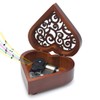Sooharic Wooden Music Box You are My Sunshine, Heart-Shaped Wind