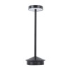 Rechargeable LED Table Lamp 2000mAh Cordless Battery Operated Metal Bedside