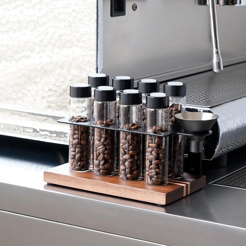 watchget Single Dose Coffee Storage Tubes 10 Pcs Dosing Glass