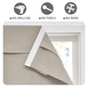 RYB HOME 100% Blackout Linen Classroom Door Window Cover for