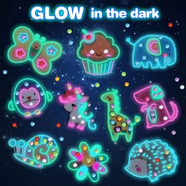 EAPHANT Crafts for Kids, 30 Art Projects Fun Activities Wooden Magnets to Paint for Party