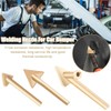 Gold Plastic Welder Soldering Iron Tips Triangular Copper Soldering Iron